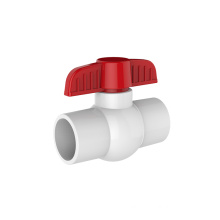 PP PVC PVC-U Plastic Compact Thread Ball Valve